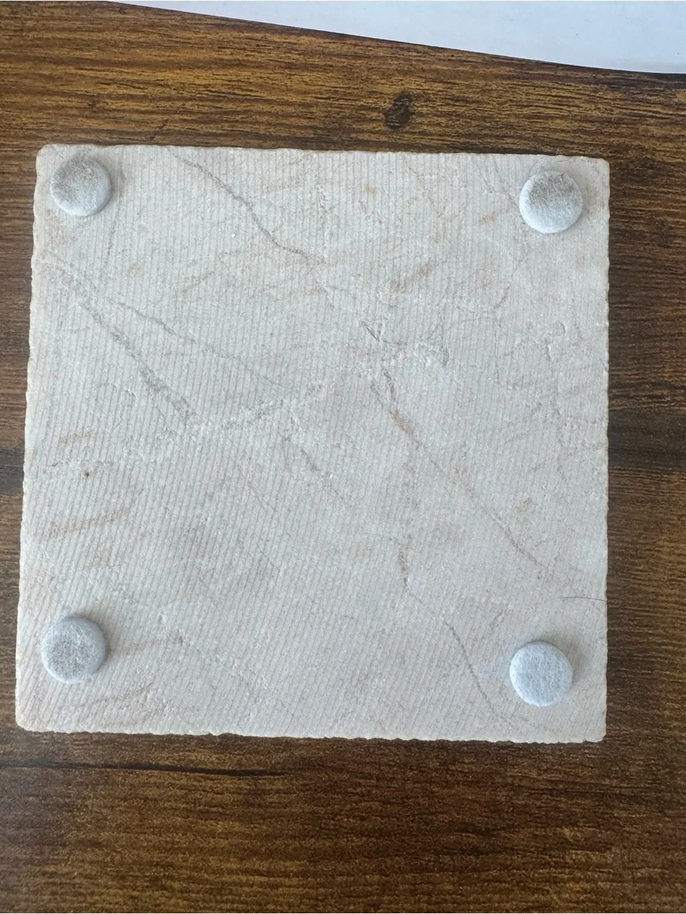 Mopar Stone Coaster Blue Logo Heavy Travertine Marble Garage Man‎ Cave Decor